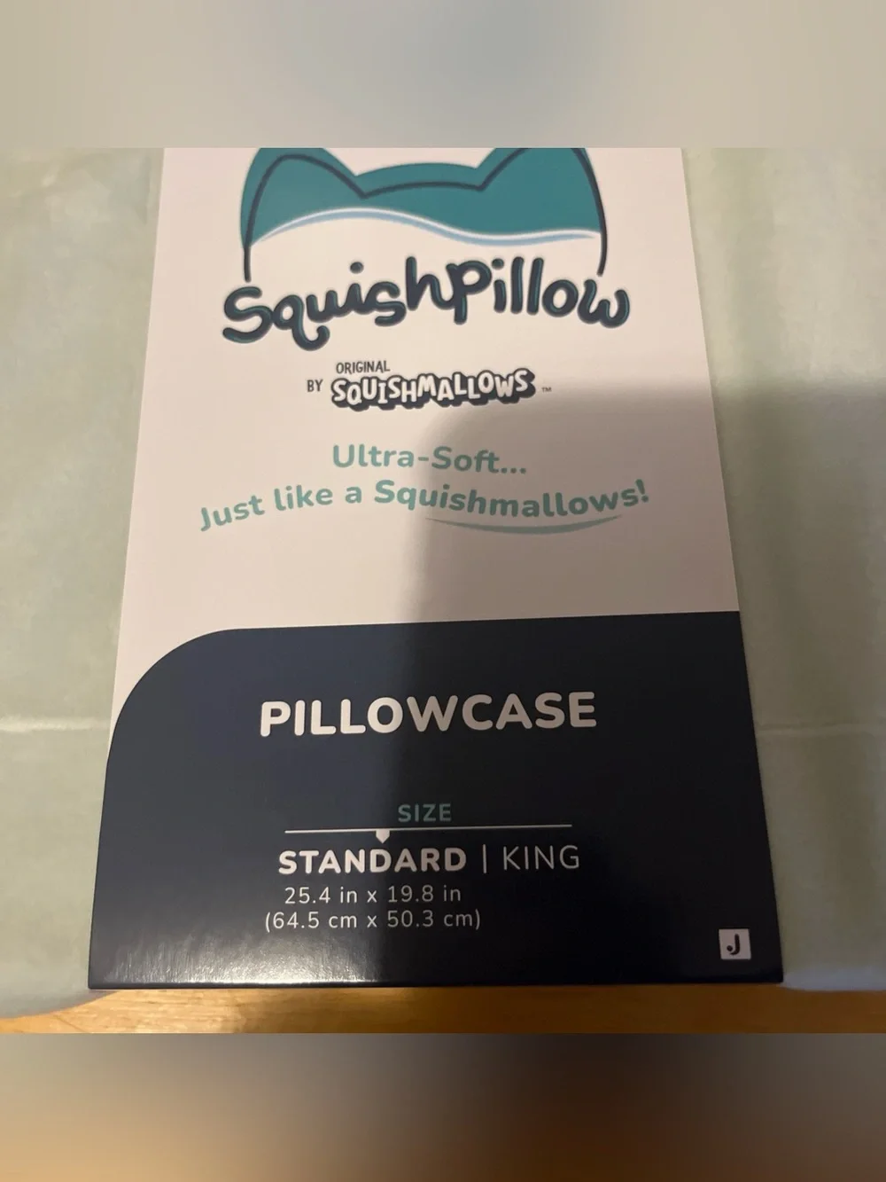 New Squishmallows SquishPillow Ultra Soft Pillowcase Standard Mint Pastel Green